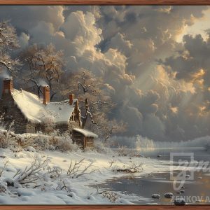 Snowbound Cottage by the Lake #0