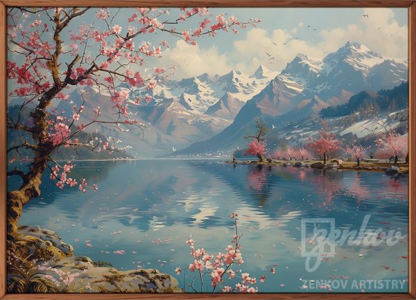 Mountain Reflections in Spring