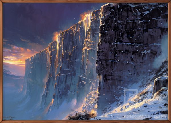 Majesty of the Illuminated Cliff