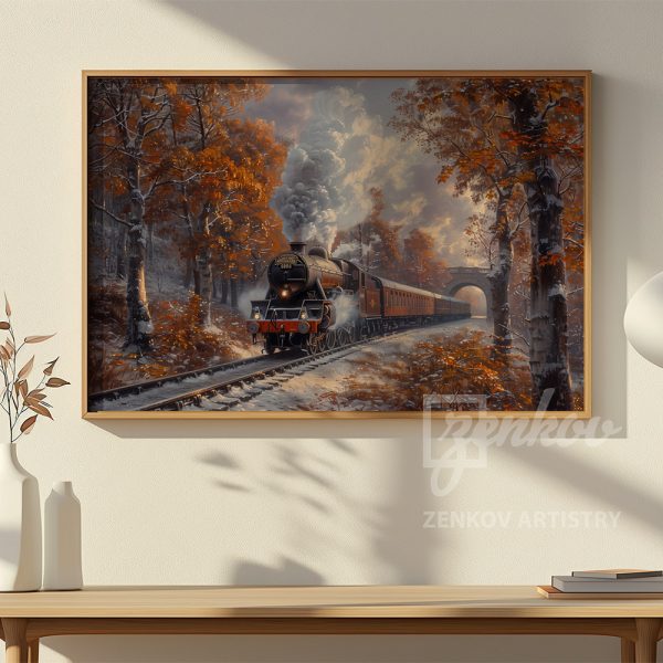 Train Through Forest #1