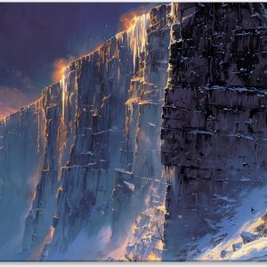 Majesty of the Illuminated Cliff #0_40x60