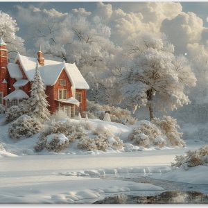 Brick House Under Snow #0_40x60