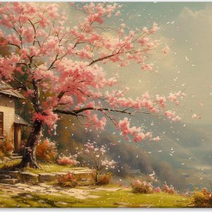 Cherry Blossoms in the Countryside #0_40x60