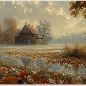 Whispers of Autumn: A Rustic Homestead #0_40x60