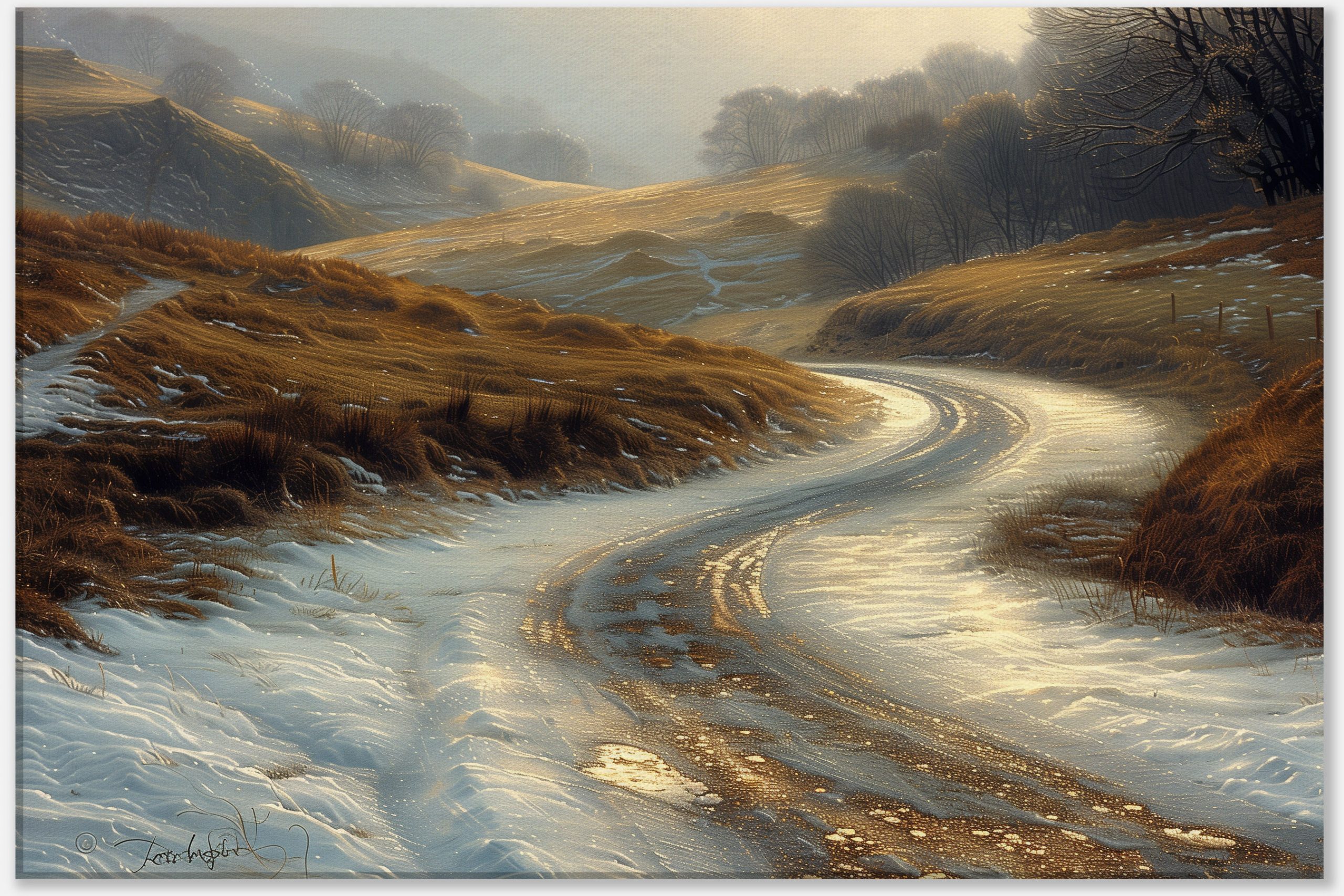 Through Hilly Fields #0_40x60