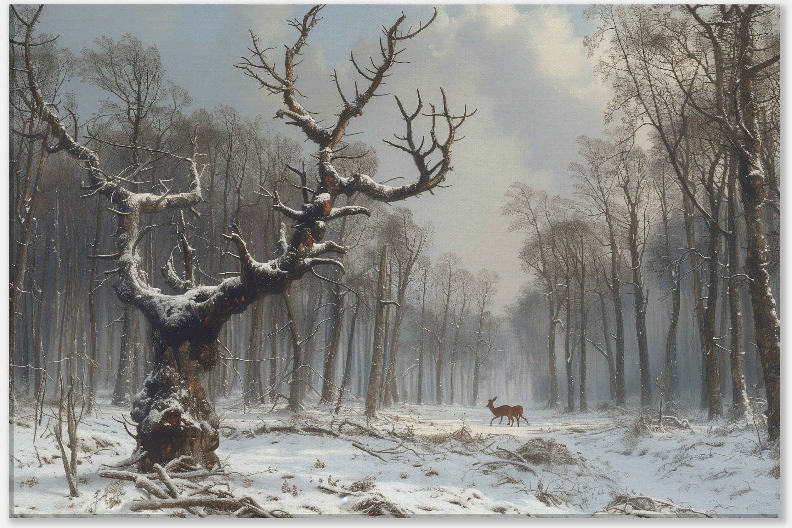 Frozen Gnarled Tree #0_40x60