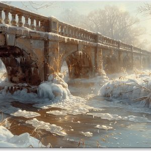 Bridge with Melted Snow #0_40x60