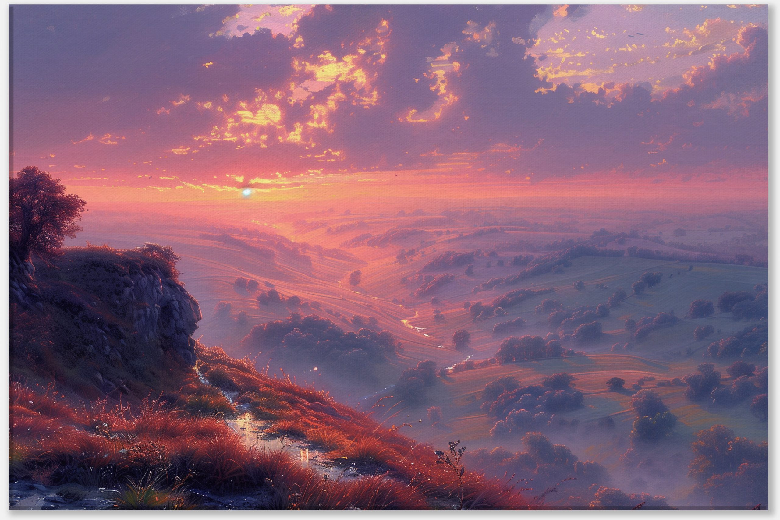 springtime-sunsete-over-the-hills-0_40x60 Springtime Sunsete Over the Hills #0_40x60