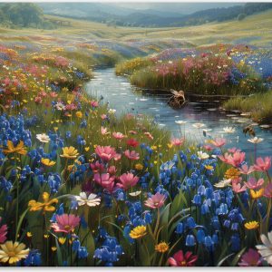 Wildflower Meadow in Full Bloom #0_40x60