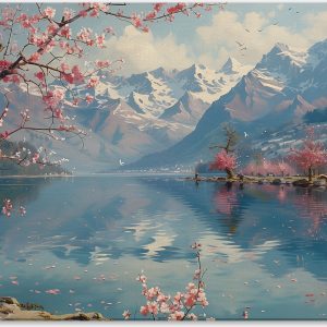 Mountain Reflections in Spring #0_40x60