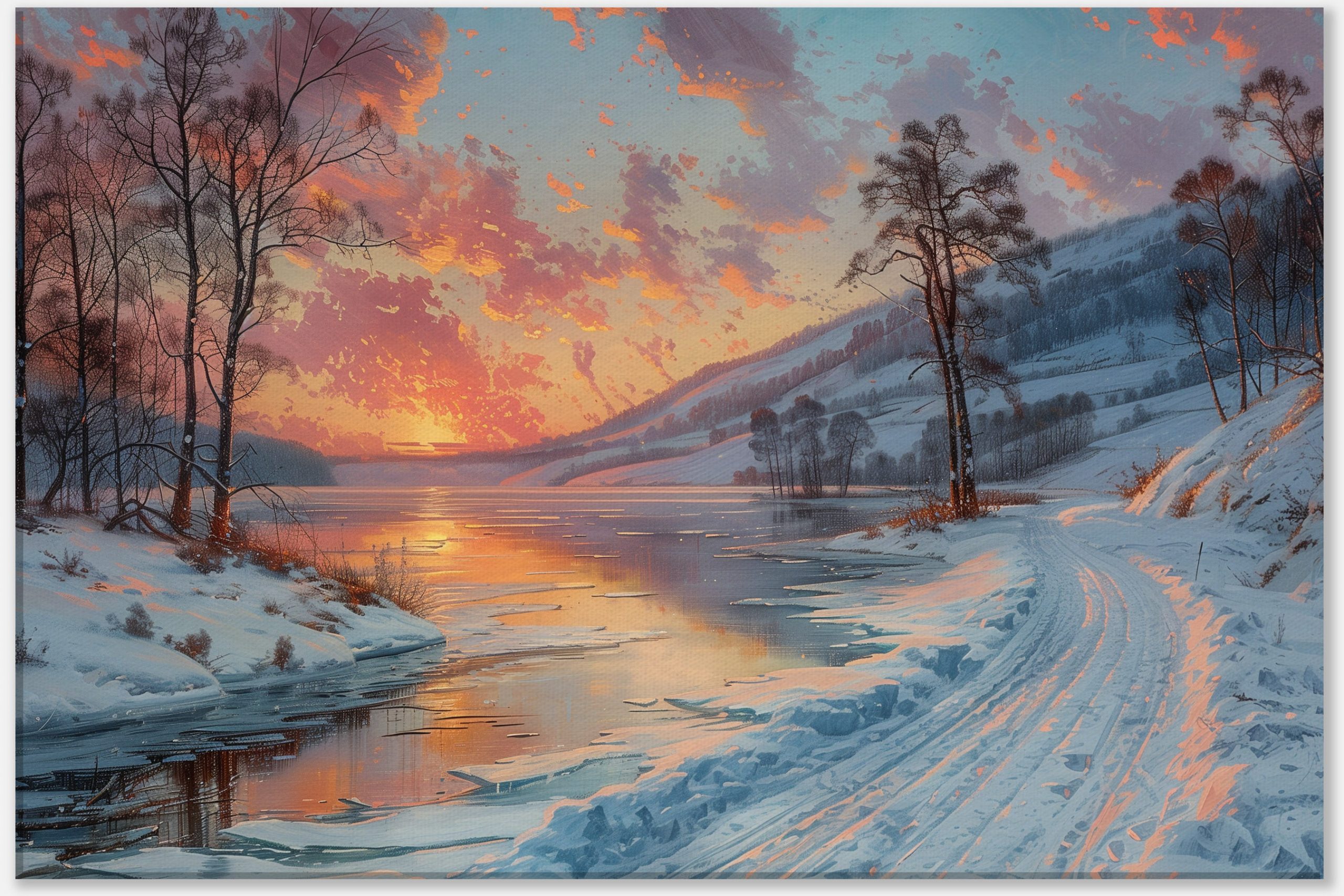 Frosty Morning Glow #0_40x60