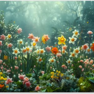 Spring’s Vibrant Flower Garden #0_40x60