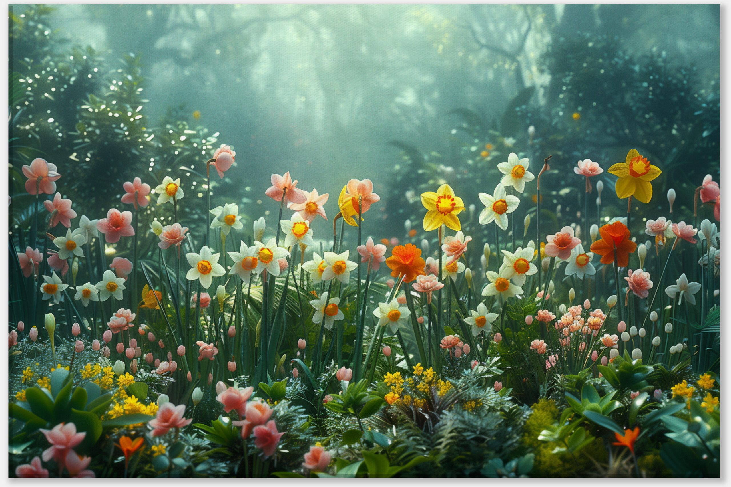 springs-vibrant-flower-garden-0_40x60 Springβs Vibrant Flower Garden #0_40x60