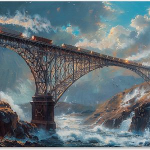 Steel Bridge Over the River #0_40x60
