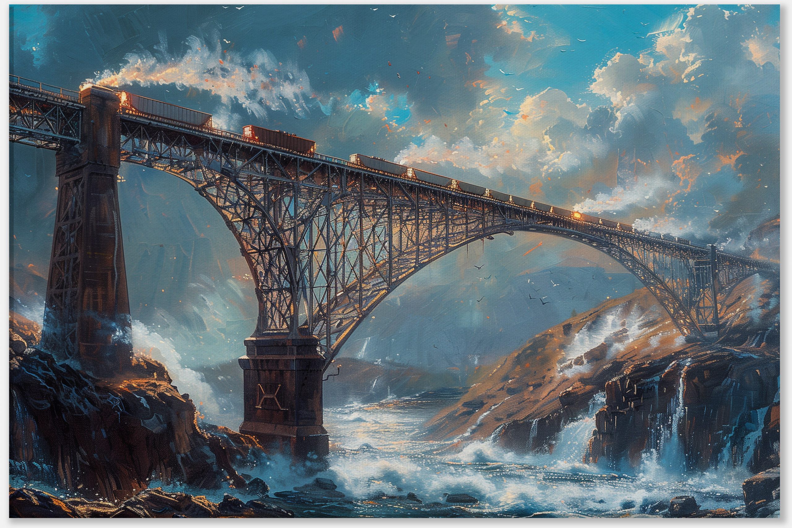 Steel Bridge Over the River #0_40x60