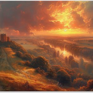 Castle at Golden Sunset #0_40x60