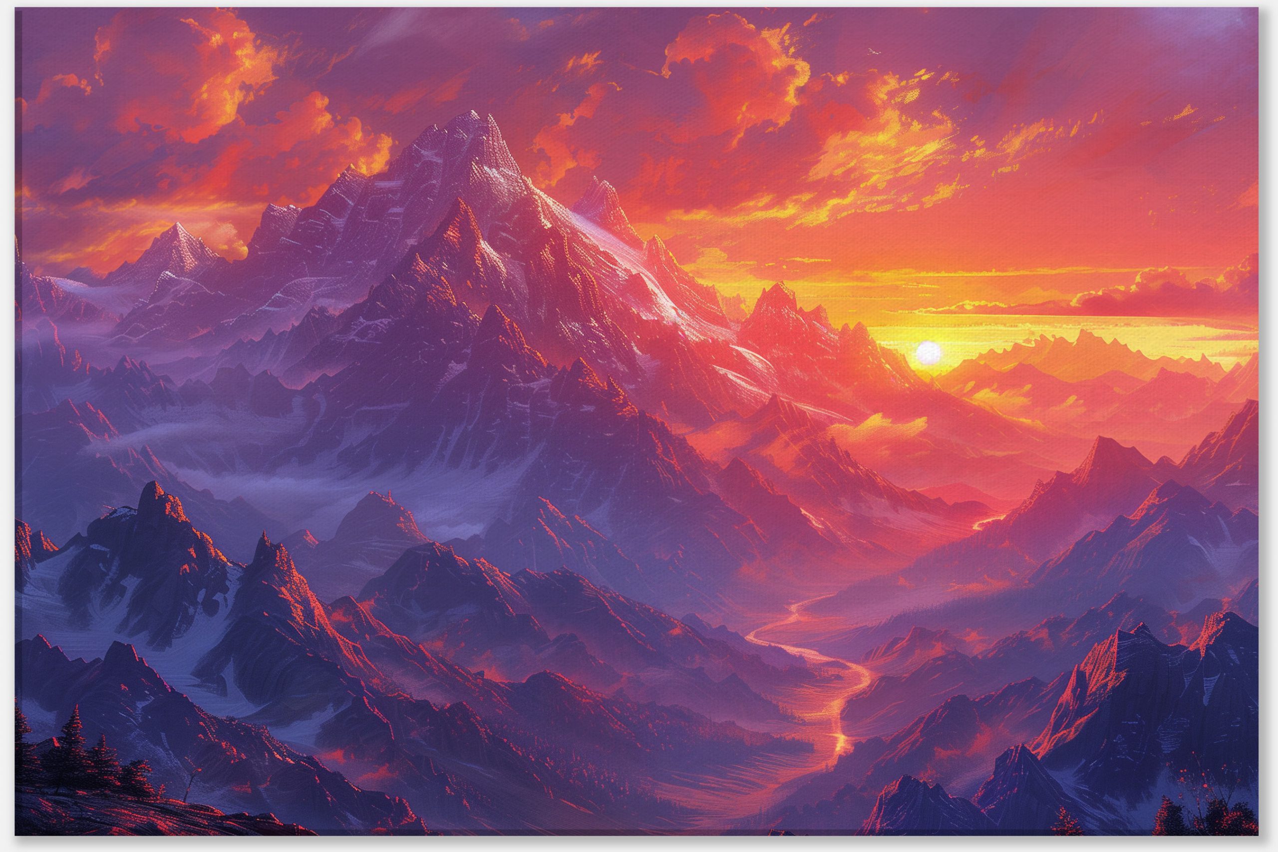sunset-over-the-peaks-0_40x60 Sunset Over the Peaks #0_40x60