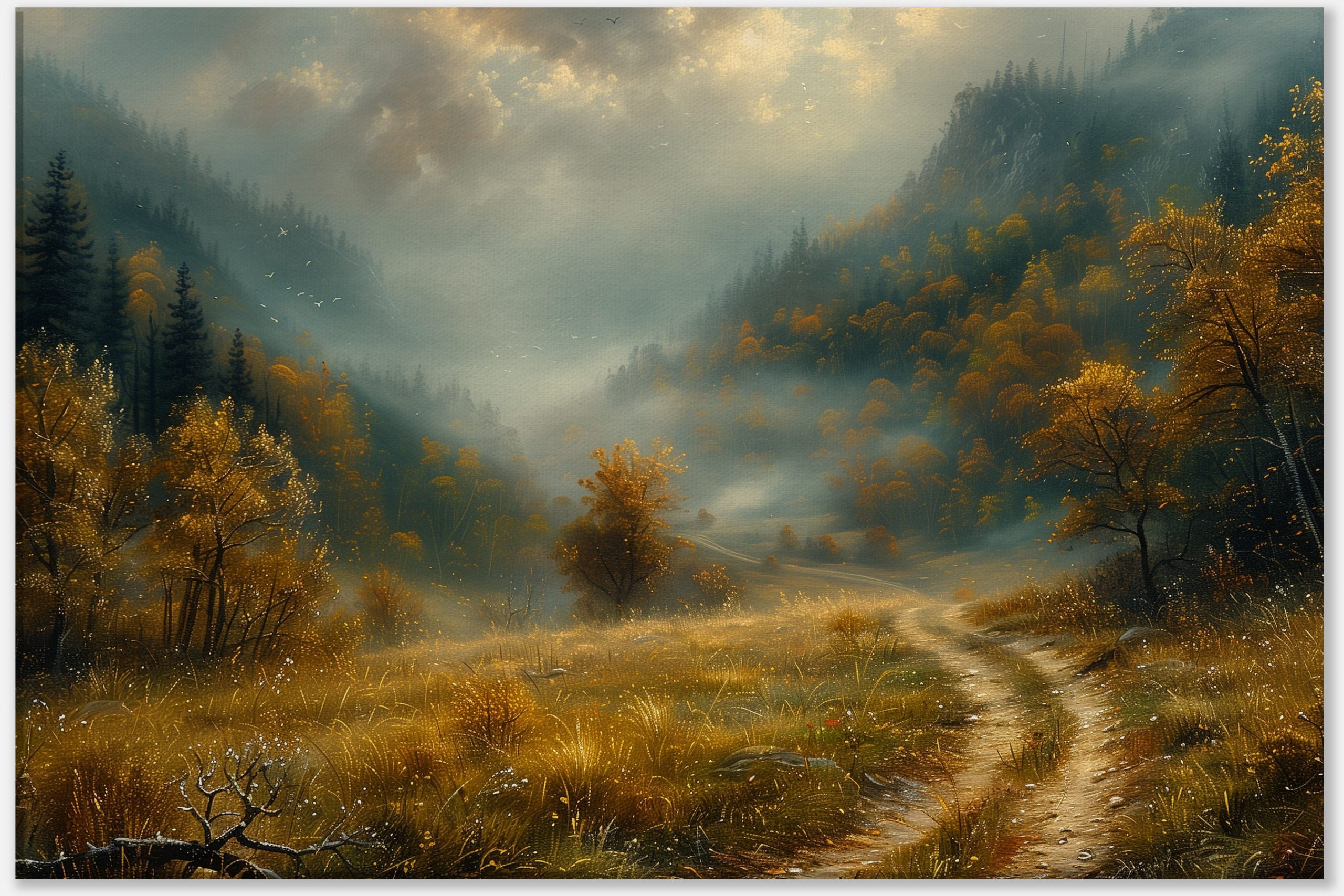Mystical Valley in Autumn #0_40x60