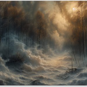Fall Forest Morning Misty #0_40x60