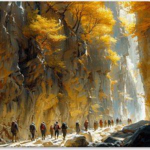Sunlit Canyon Trek #0_40x60