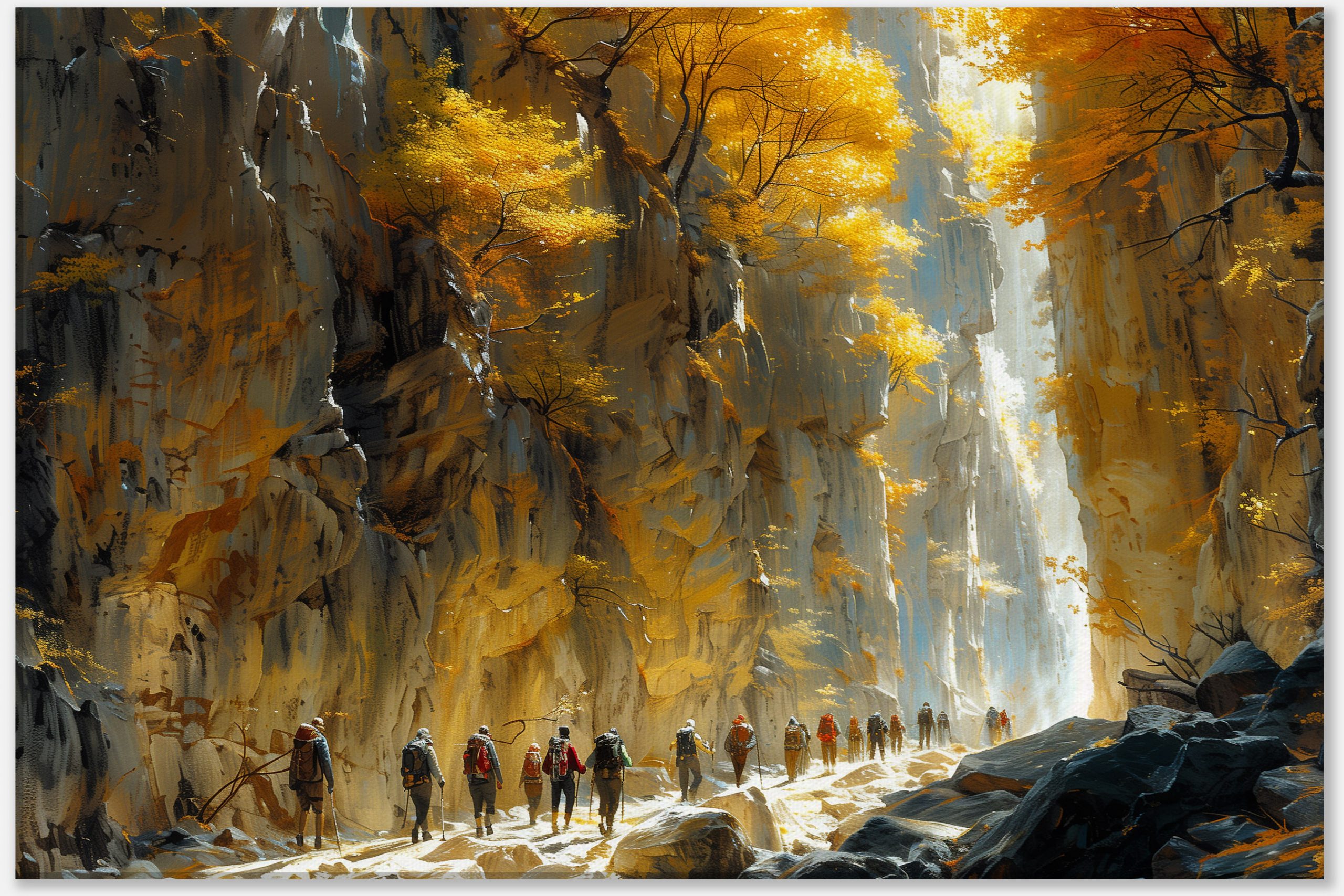 Sunlit Canyon Trek #0_40x60