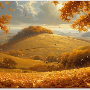 Golden Pastures in Autumn #0_40x60
