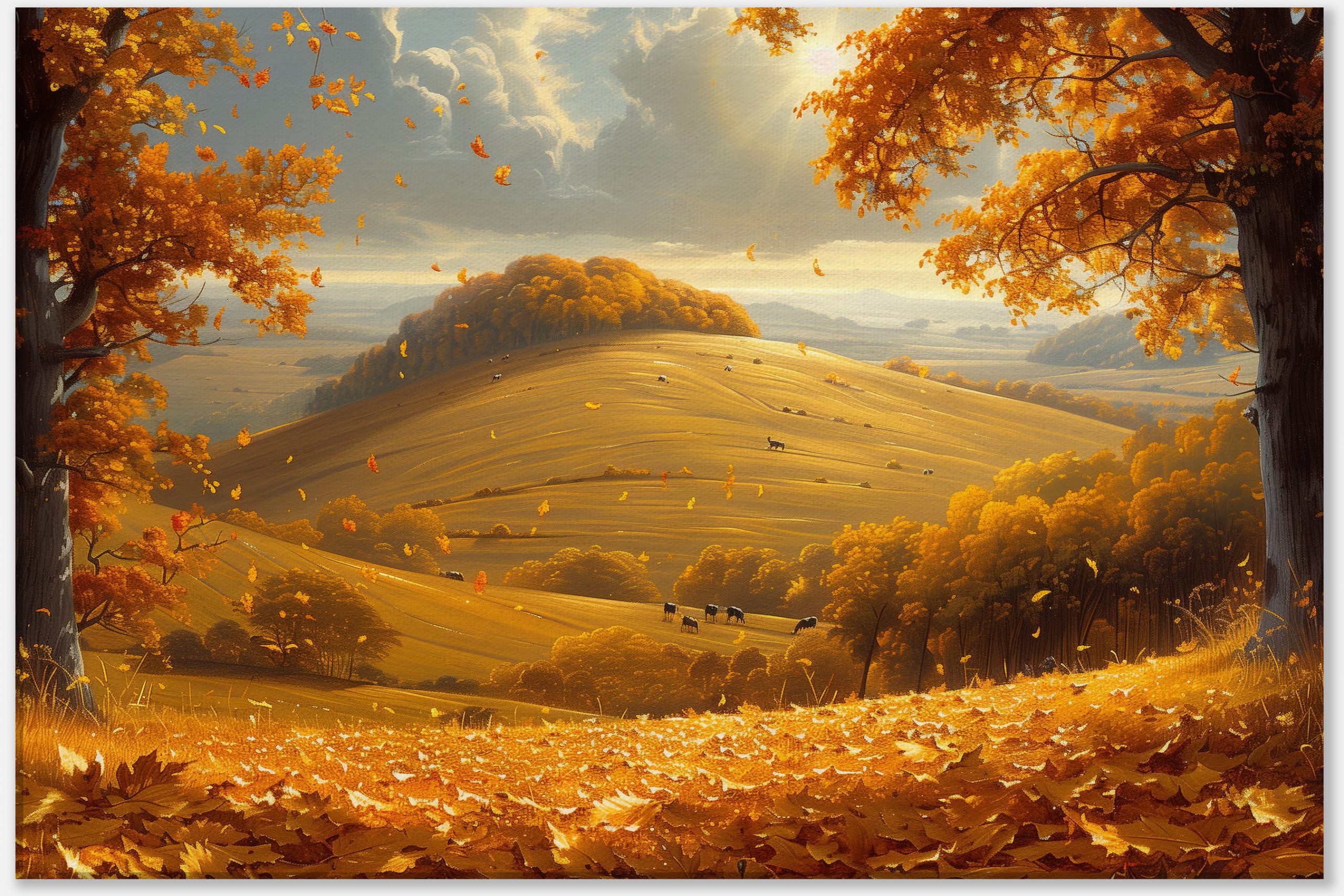 Golden Pastures in Autumn #0_40x60