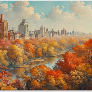 City Park in Fall #0_40x60