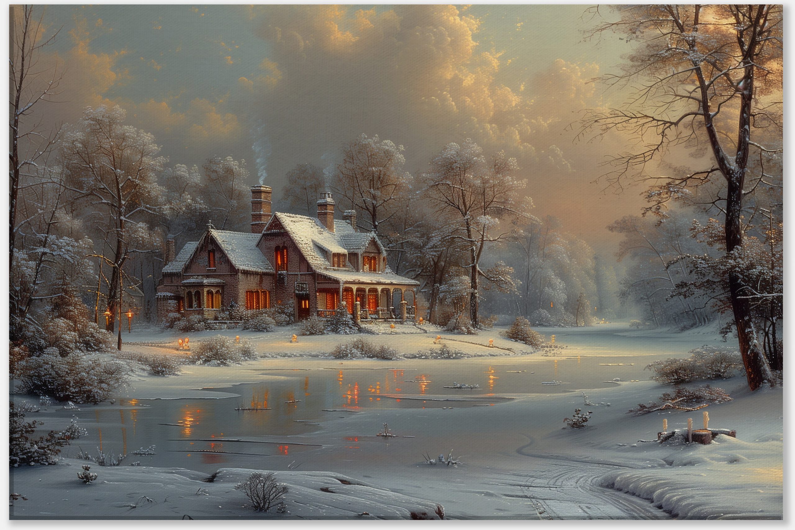 Frozen Pond Cottage #0_40x60