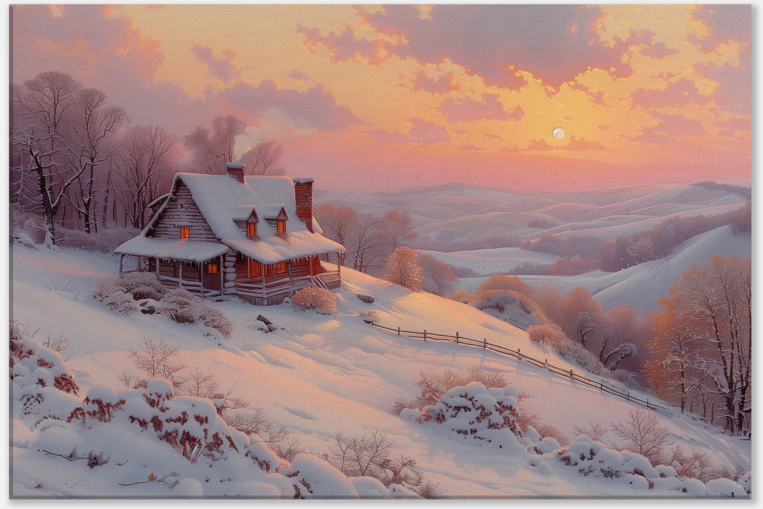 Snowy Sanctuary #0_60x90