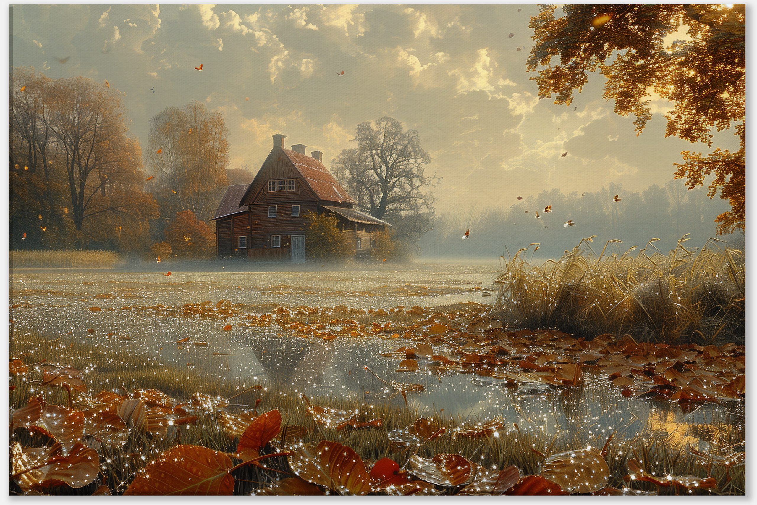 Whispers of Autumn: A Rustic Homestead #0_60x90