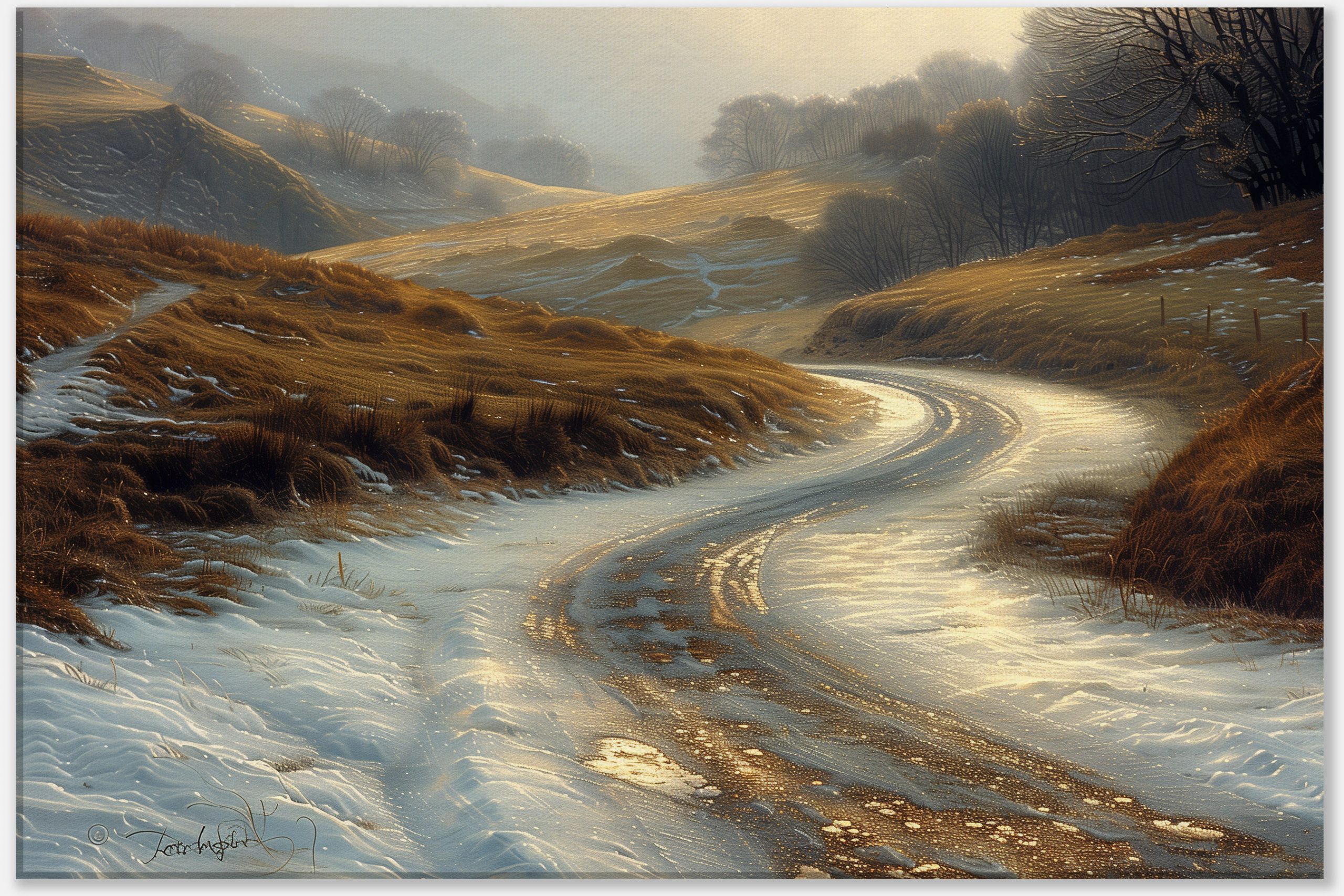 Through Hilly Fields #0_60x90