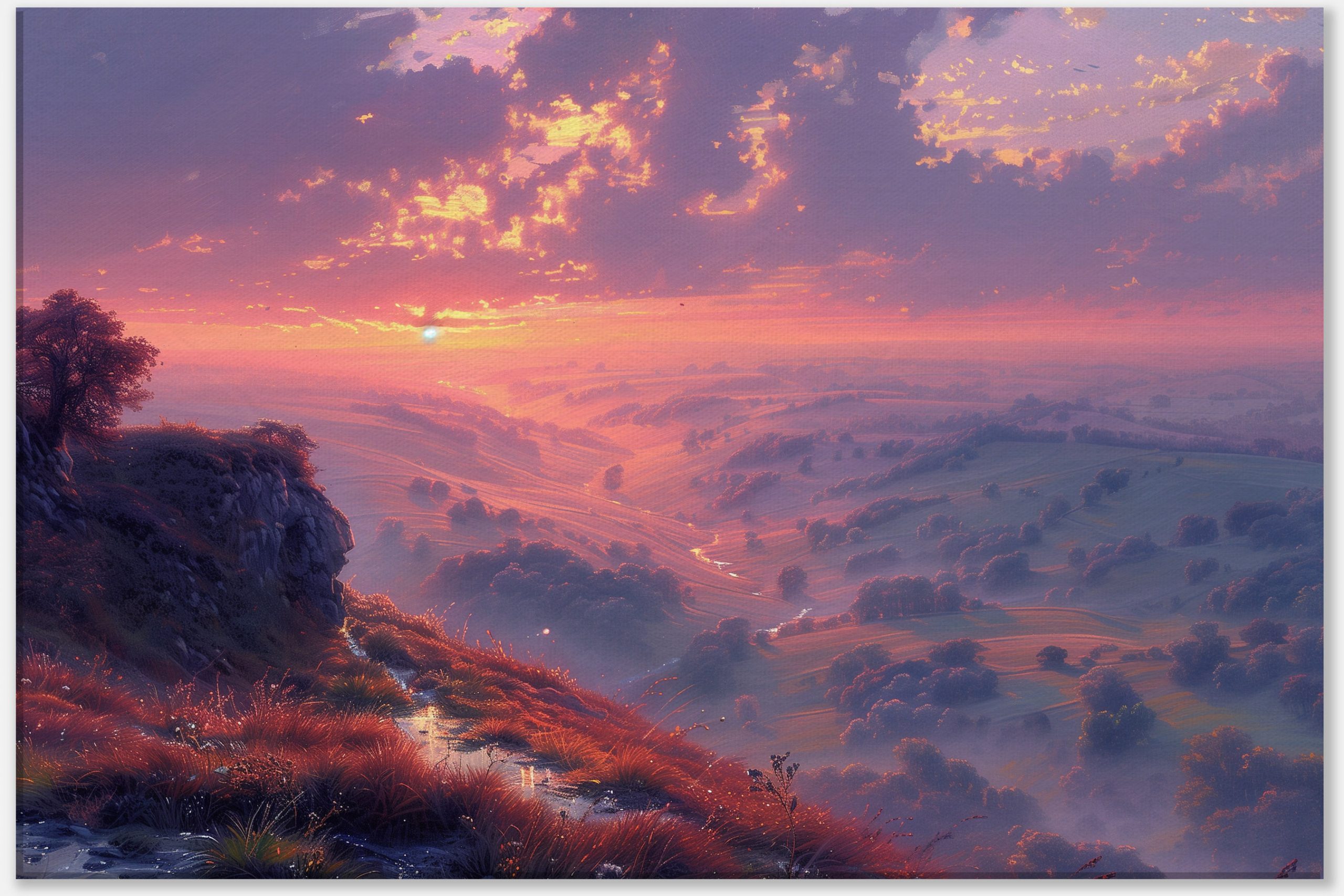 springtime-sunsete-over-the-hills-0_60x90 Springtime Sunsete Over the Hills #0_60x90
