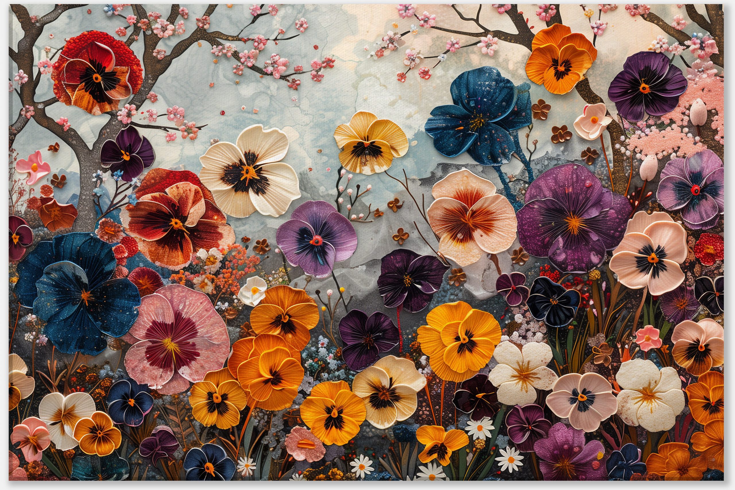 Colors of a Spring Garden #0_60x90