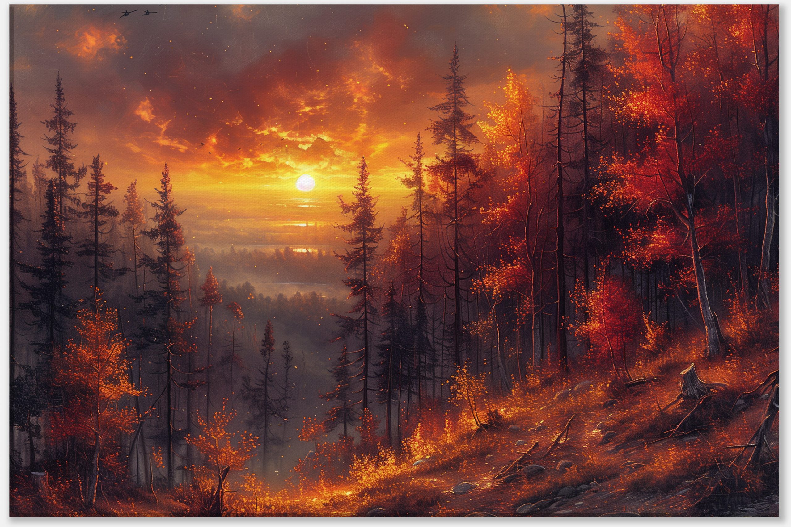 Sunset Blaze #0_60x90