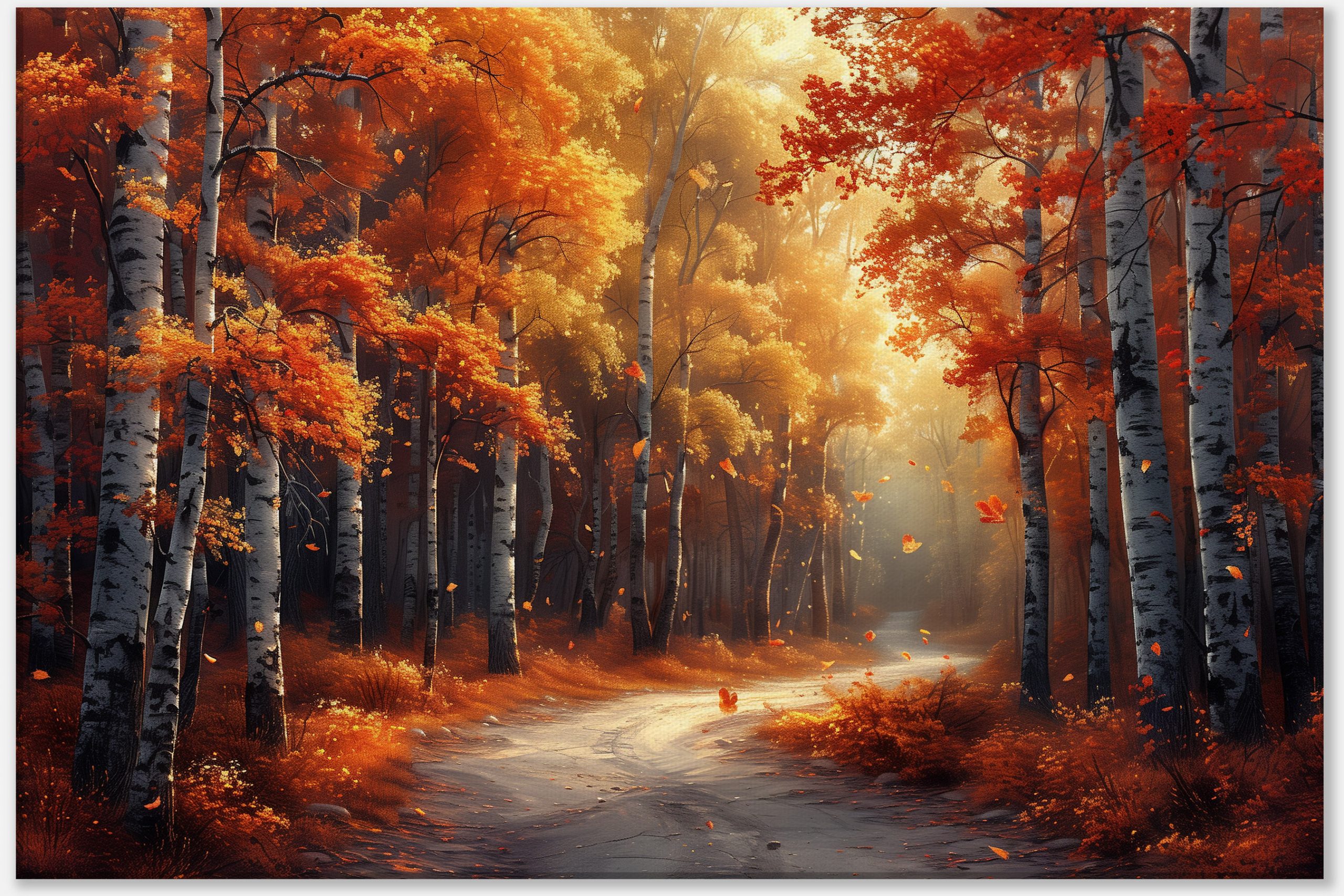 birch-trees-and-fall-colors-0_60x90 Birch Trees and Fall Colors #0_60x90