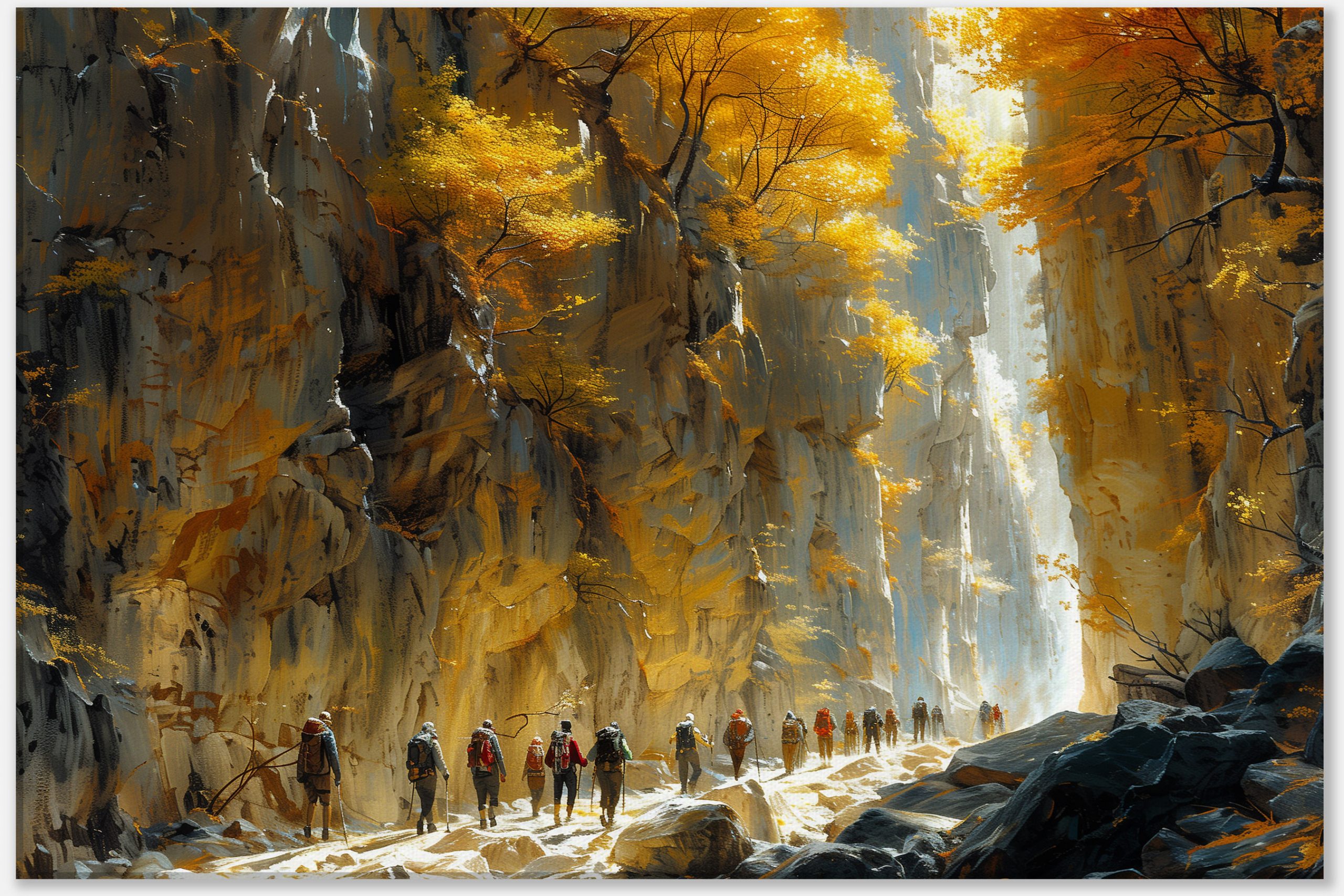 Sunlit Canyon Trek #0_60x90