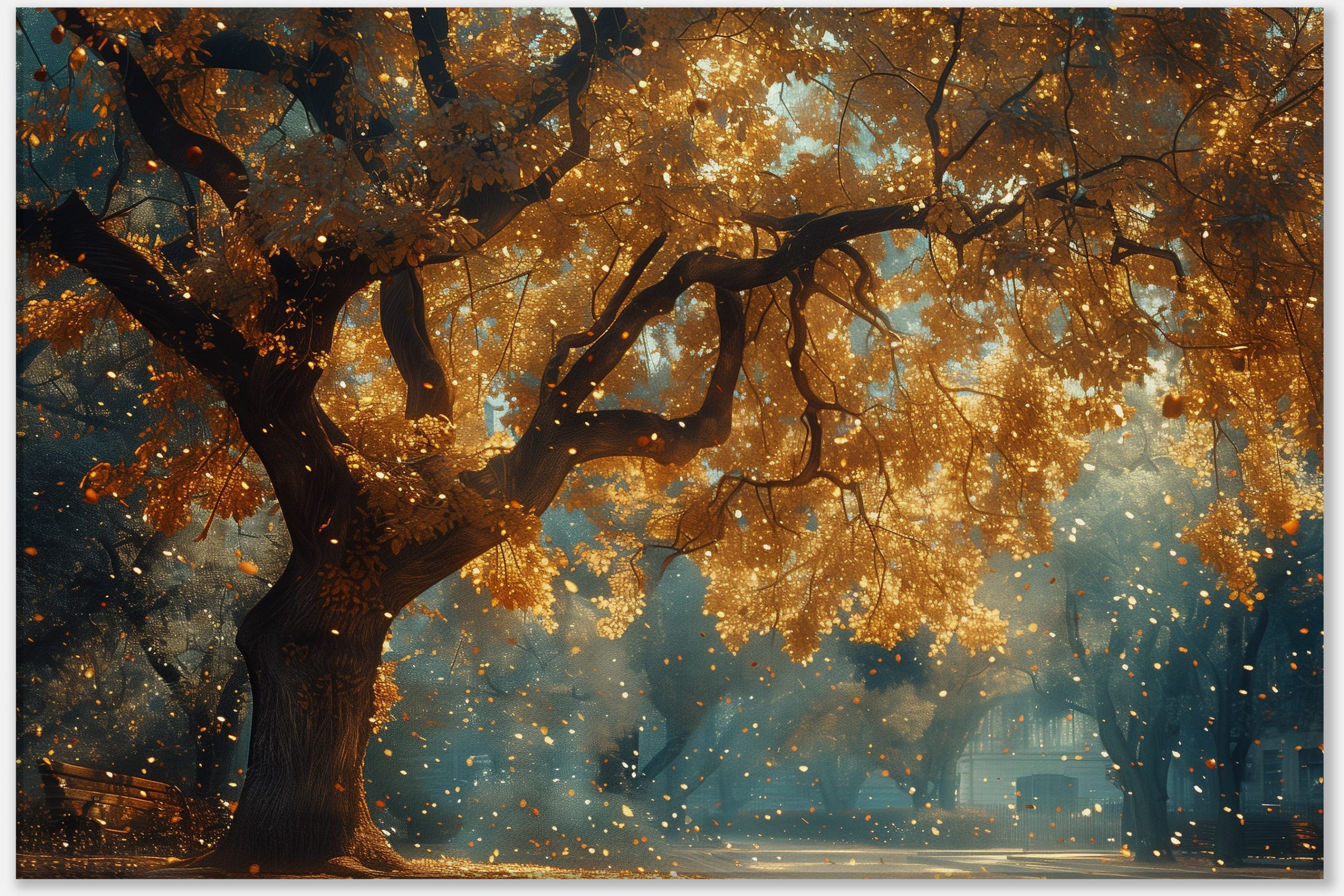 Autumn's Glowing Splendor #0_60x90