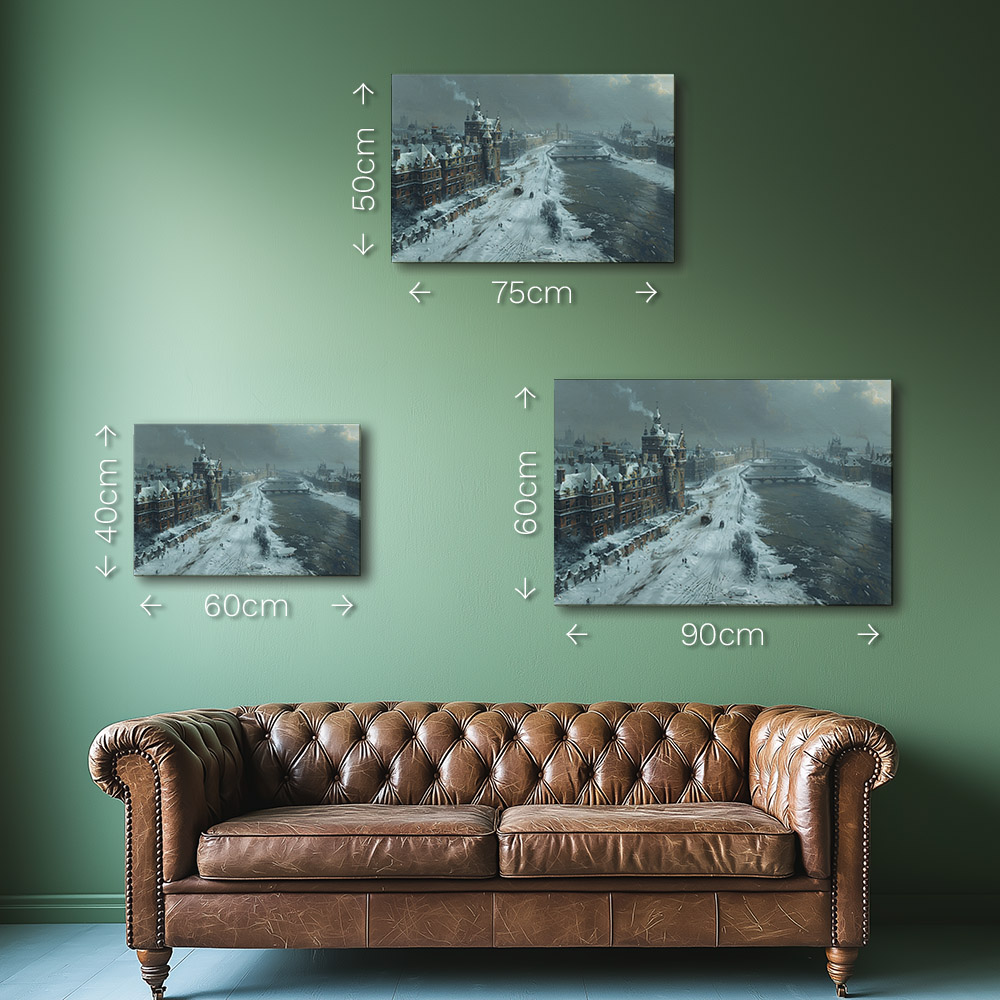 Winter's Embrace: A Historic City's Calm #1