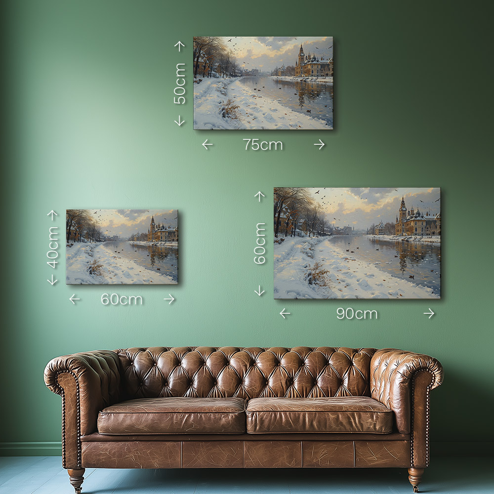 snowy-riverbank-and-historic-city-1 Snowy Riverbank and Historic City #1