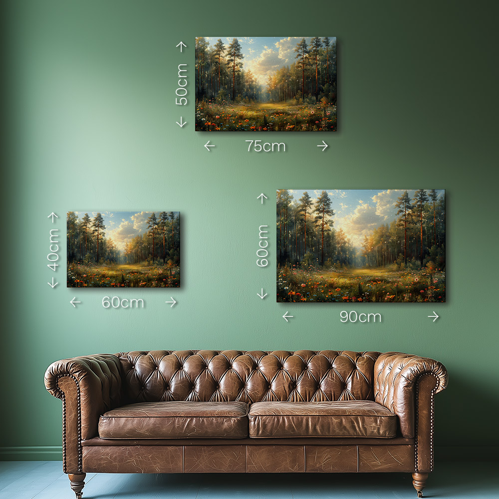 Forest Meadow in Golden Glow #1