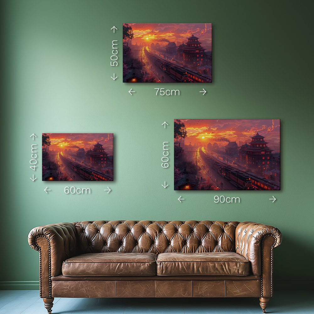 Sunset Over the Switchyard #1