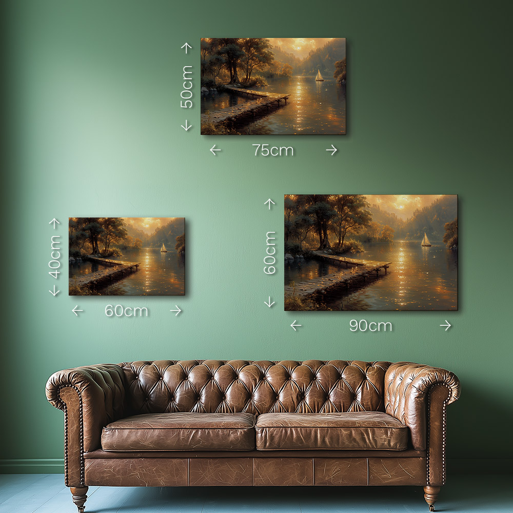 Golden Glow on the Water #1