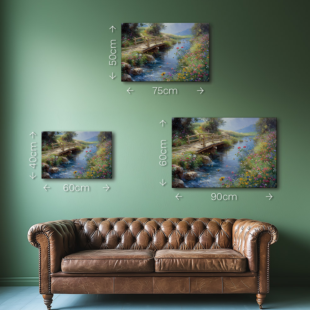 Blooming Wildflowers and Babbling Brook #1