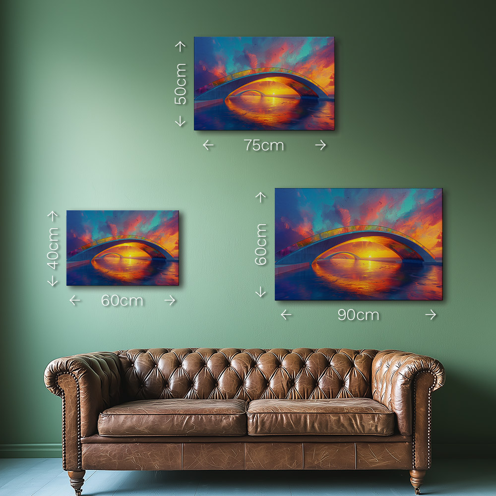 rainbow-colored-sunset-over-the-bridge-1 Rainbow-Colored Sunset Over the Bridge #1