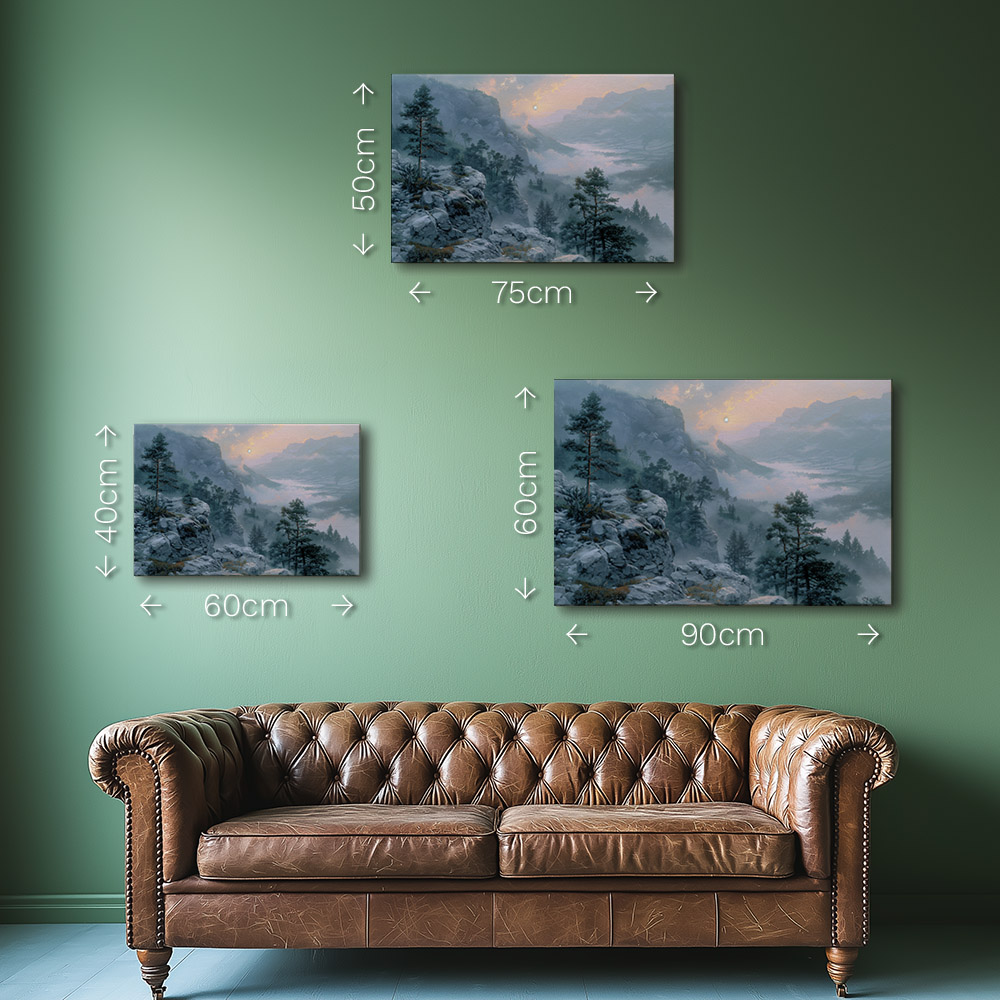 Morning Mist on the Mountain Peak #1