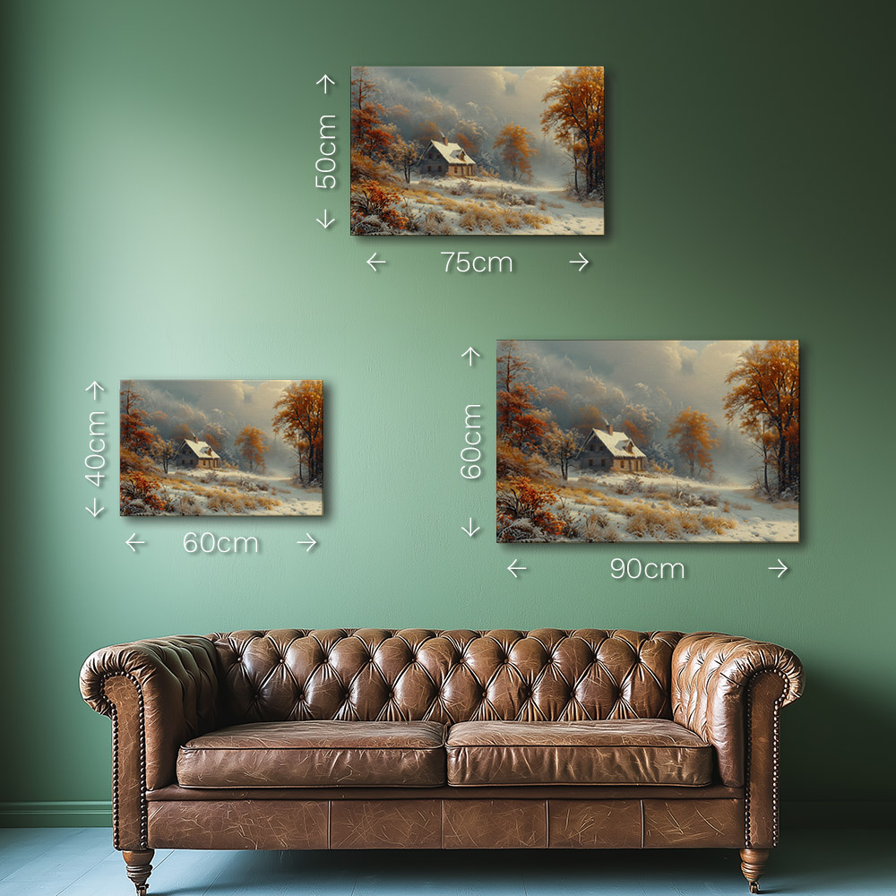 cozy-cabin-in-first-snow-1 Cozy Cabin in First Snow #1