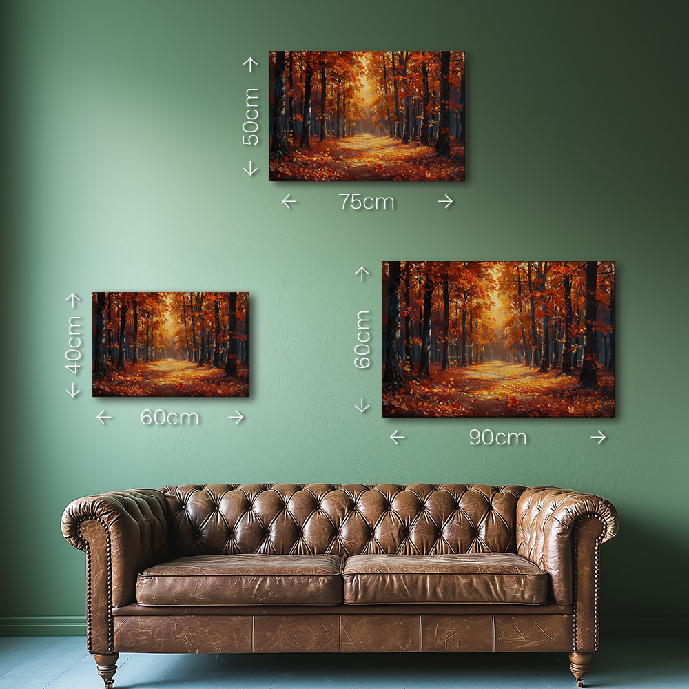 Sunlit Forest in Fall #1