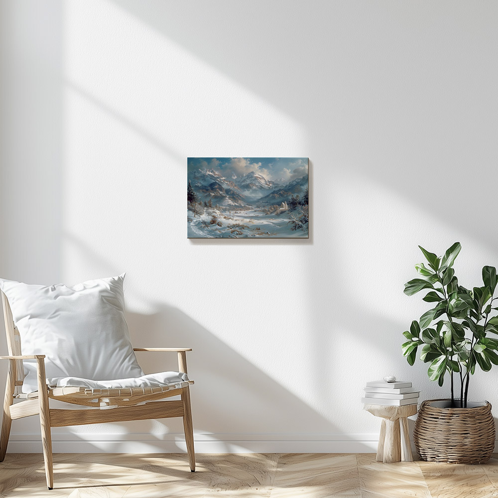 Mystic Mountains and Snowy Serenity #2_40x60