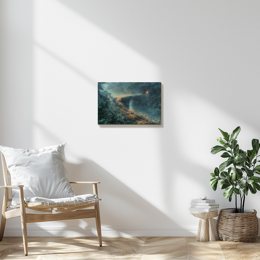 Tracking Through Morning Mist #2_40x60